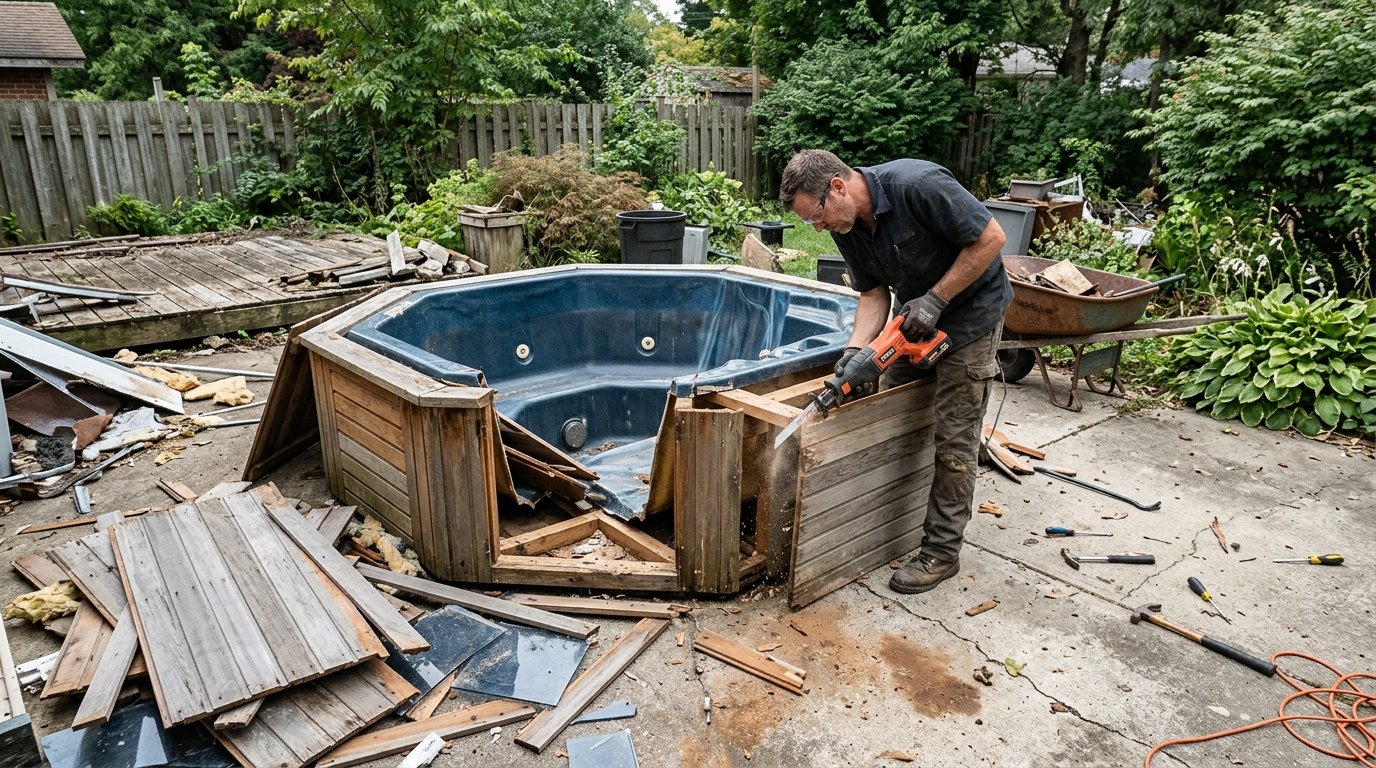 Hot Tub Removal in Fort Wayne, IN: The Ultimate Backyard Spa Teardown & Disposal Guide