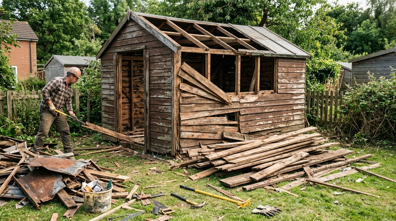 Professional Shed Demolition Crew in Fort Wayne